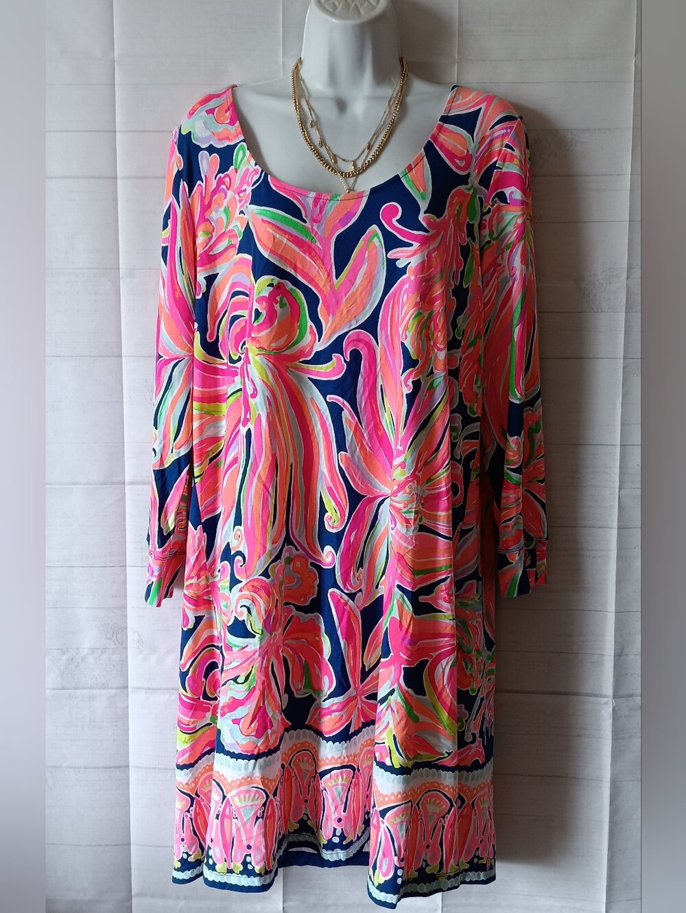 Lilly Pulutzer Size XL Emma Jersey Vibrant Dress  178.00